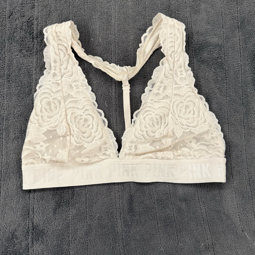 PINK by Victoria’s Secret Lace Racerback Bralette – 28DD